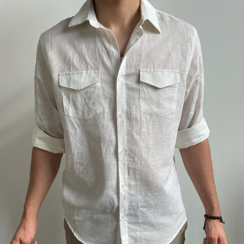 Calvin Klein Linen Button Up